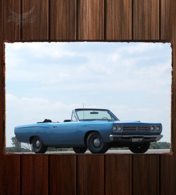 Металлическая табличка Plymouth Satellite Convertible